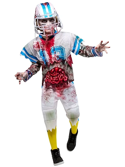 Rubies Bloody Zombie Football Player Costume for Kids, Boys