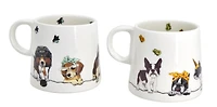 PAWZ Jeu de 2 Tasses de Chiens Jeu de 2 Tasses 360ml (12oz)