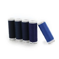 Fil tout usage Gutermann 120 à 100 % polyester paquet de 5 à gradient de couleur