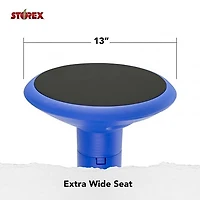 Wiggle Stool, 12–18 in, Blue