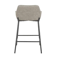 Daniella Industrial Counter Stool by LumiSource