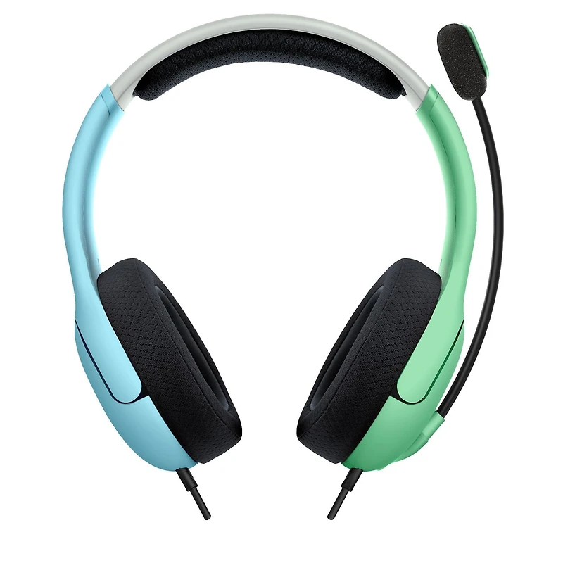 PDP Casque filaire AIRLITE: Blue & Green - Nintendo Switch, Nintendo Switch Lite, & Nintendo Switch - OLED Model