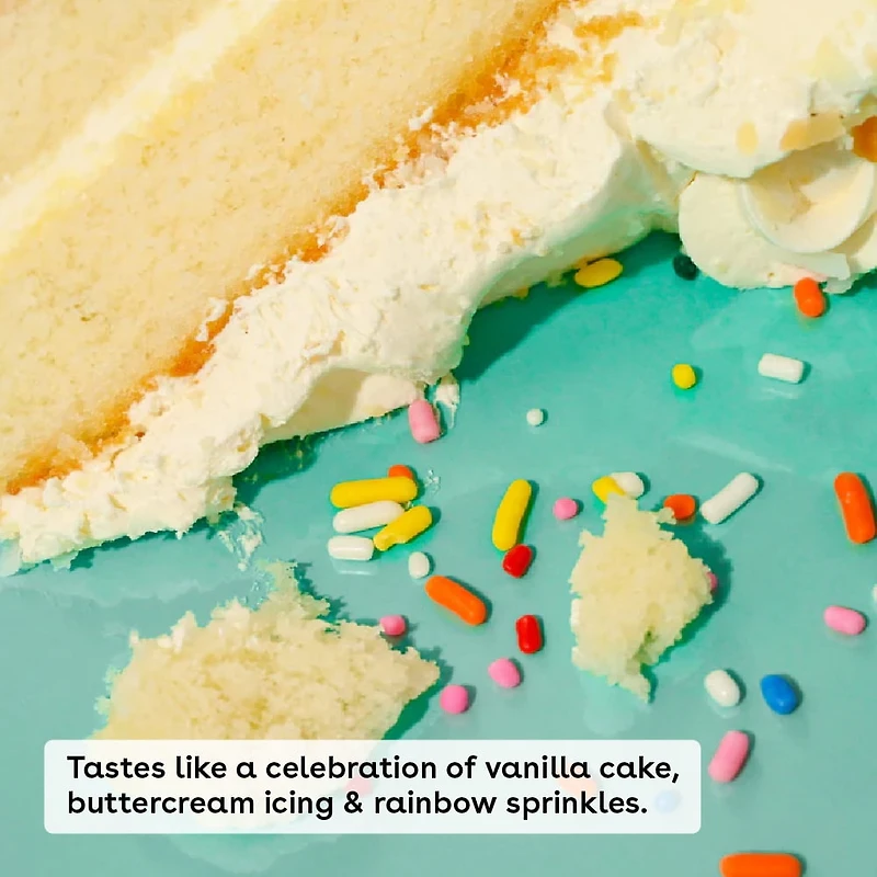 Baumes labiaux eos Smooth à la Birthday Cake, 100 % naturels et biologiques, lot de 2 baumes en bâton 8g