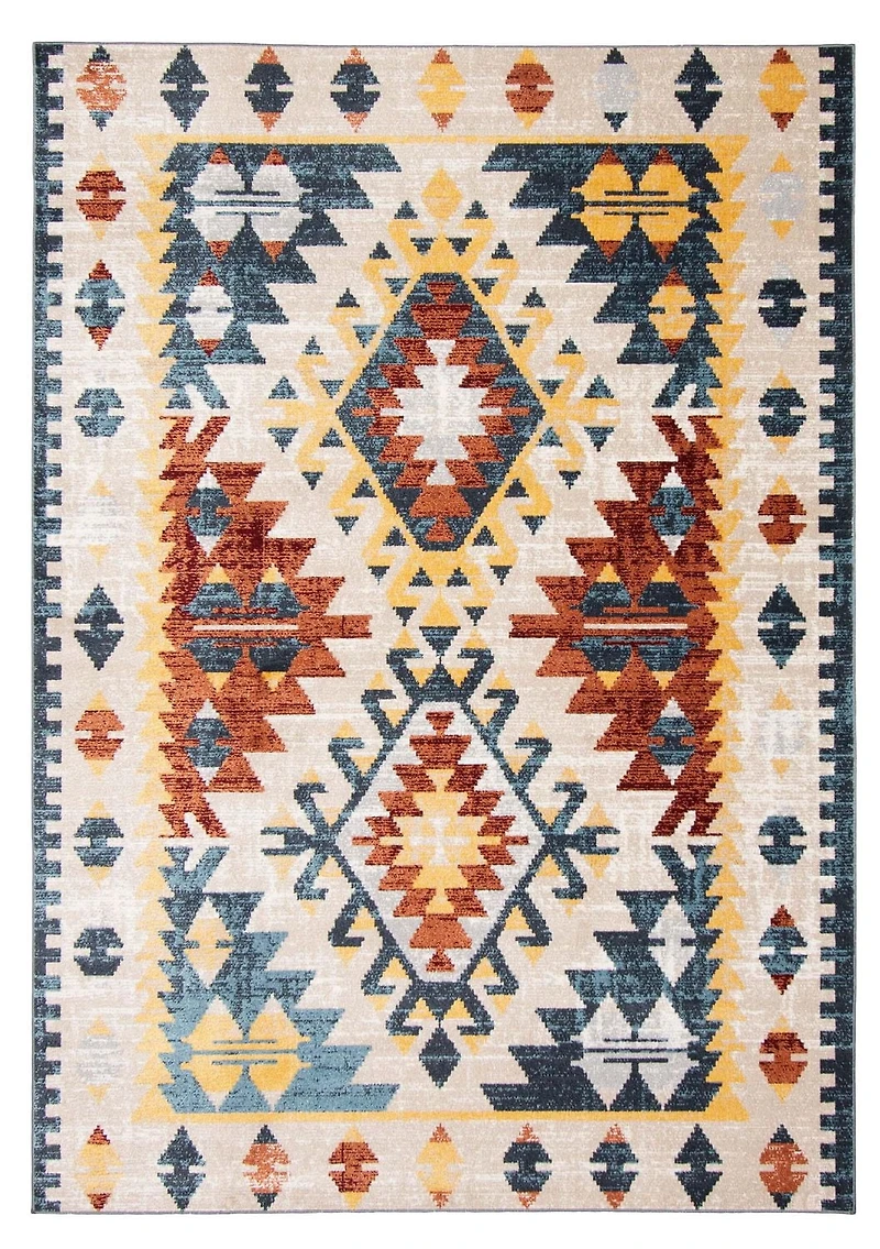 Tapis Lavable ECARPET Traditionnel pour Chambre, Salon, Chambre d'Enfant