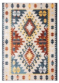 Tapis Lavable ECARPET Traditionnel pour Chambre, Salon, Chambre d'Enfant