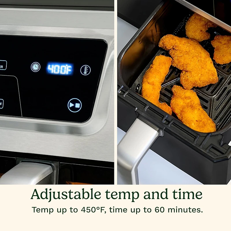 Cuisinart Friteuse à air à double panier, 2 paniers de 11 litres au total