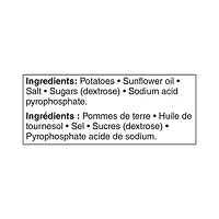 Pommes de terre frites surgelées à coupe droite Great Value 2 kg