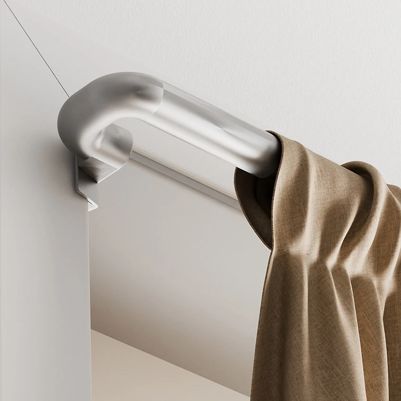 Tringle à rideaux occultants Mainstays, sans perçage, ajustable, 122 à 213 cm
