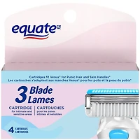 Cartouches de rasoir à 3 lames pour femmes Equate