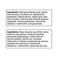 Earth's Own Oat Zero Sugar Beverage Vanilla 946ml, Earth's Own Oat Milk, Zero Sugar, Vanilla, 0 Sugar, Plant-Based Beverage, Dairy-Free, Gluten-Free 946ml