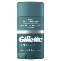 Bâton anti-friction pubien Gillette Intimate, réduit le frottement et l’irritation, facile à appliquer, testé sous contrôle dermatologique