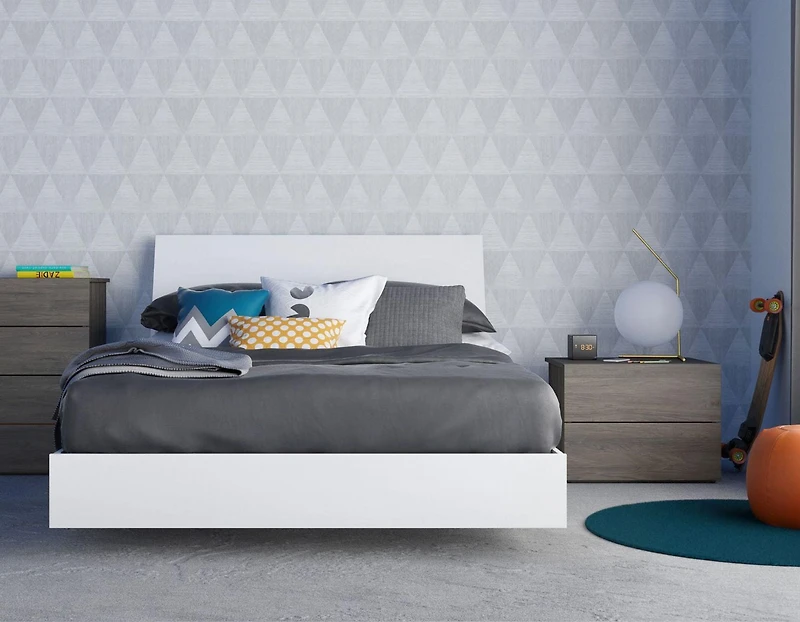 Ensemble de chambre à coucher 3 pièces Unik