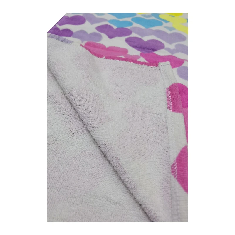 MS OVERSIZED HOODED HEARTS, MS OVERSIZED HOODED PONCHO