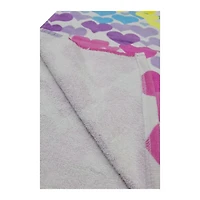 MS OVERSIZED HOODED HEARTS, MS OVERSIZED HOODED PONCHO