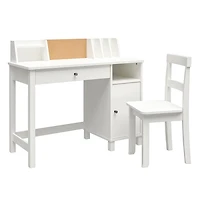 Ameriwood Home Abigail Bureau pour enfants avec chaise, blanc
