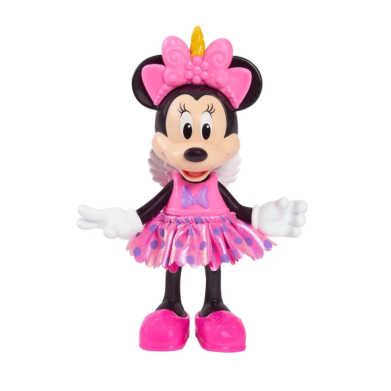Disney Junior Minnie Mouse Fabulous Fashion Doll with Case – Unicorn Fantasy