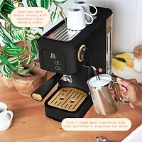 Beautiful Slim Espresso Maker with 20-Bar Pressure, White Icing by Drew Barrymore