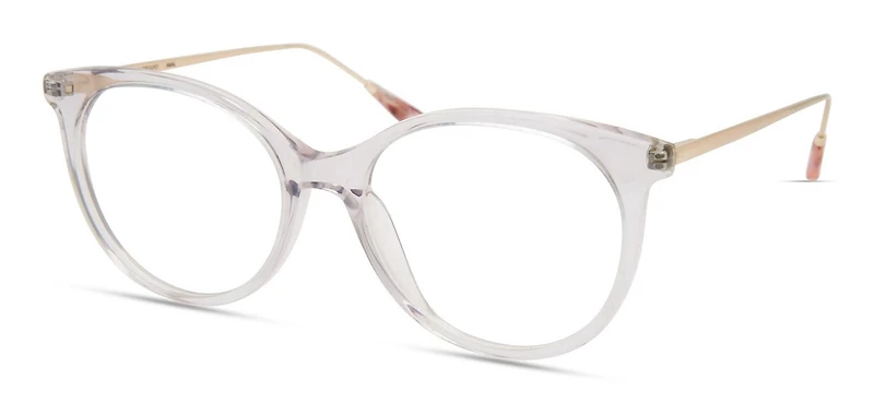 Christian Siriano Womens Prescription Eyeglasses, Amal, Lavender Crystal, 52-17-143