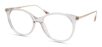Christian Siriano Womens Prescription Eyeglasses, Amal, Lavender Crystal, 52-17-143
