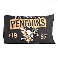 Taies d'oreiller LNH Pittsburgh Penguins 2Pqt (20 "x30")