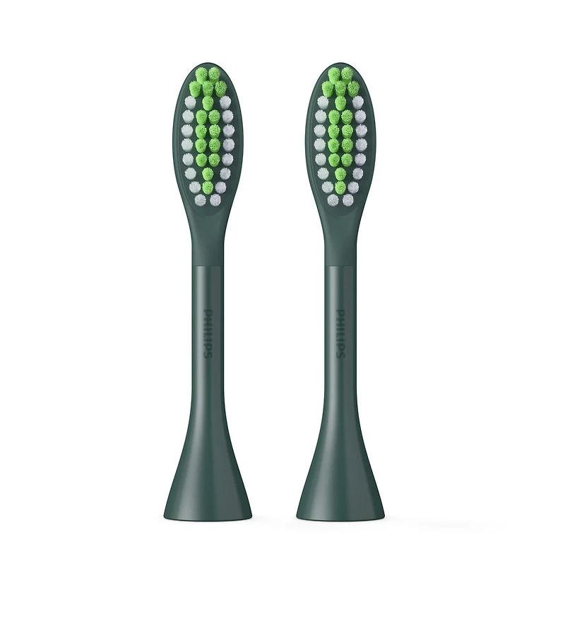 Philips One by Sonicare 2pk Brush Heads, Green BH1022/08