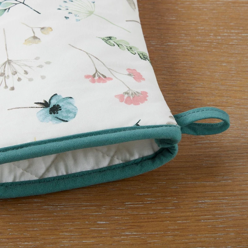 Gant de cuisine à fleurs printanières Home Trends, 7 po x 13 po, 1 pièce • Comprend 1 gant de cuisine