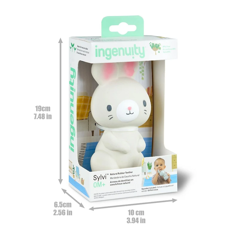 Ingenuity Sylvi™ NATURAL RUBBER Teether, 0 - 36 months