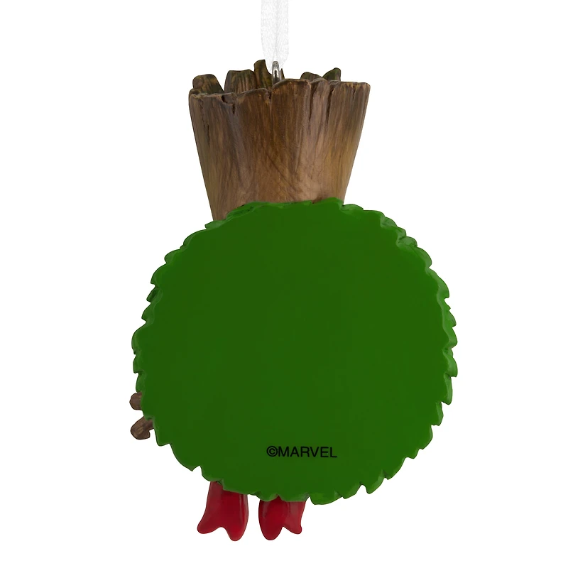 Décoration Hallmark de Noël (Groot sur une couronne de Noël, Les gardiens de la Galaxie, Marvel)