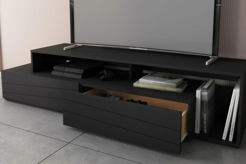 Nexera Meuble audio-vidéo Tonik,72 po, Blanc