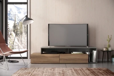 Nexera Tonik 72 in TV Stand, White