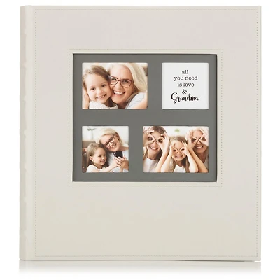Pinnacle Frames and Accents 5UP 600 Pocket Grey Photo Album