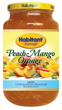 Habitant Légère Pêche Mangue Orange Tartinade