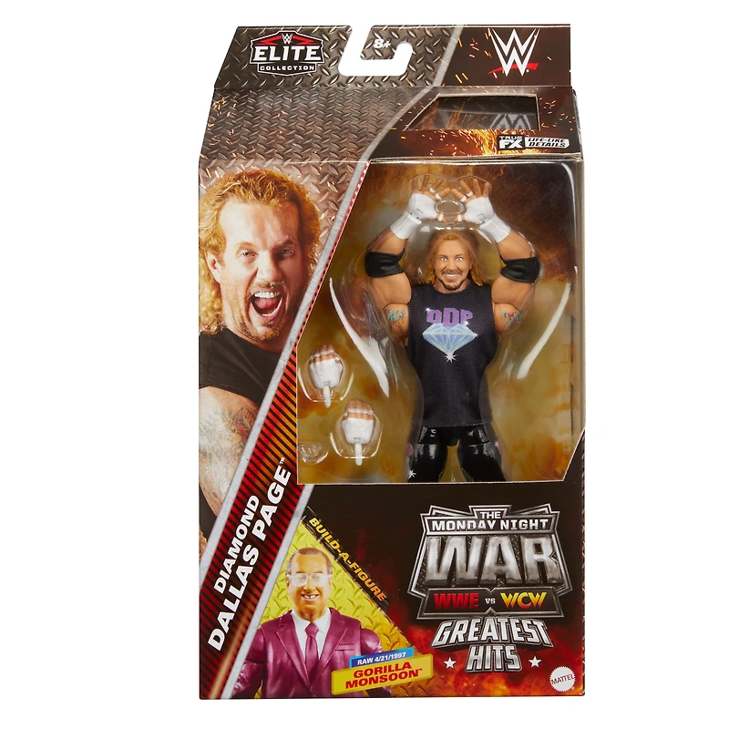 WWE Monday Night Wars Diamond Dallas Page-Coffret figurine et accessoires - Exclusivité Walmart