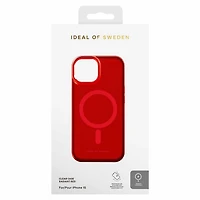 Ideal of Sweden Clear Case Mid Radiant Red for MagSafe iPhone 16e/15/14/13