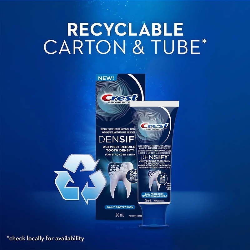 Dentifrice Crest Pro-Santé Densify Protection quotidienne 90 mL