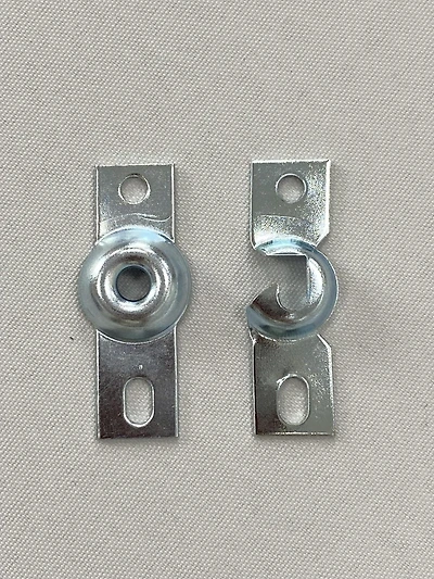 Mainstays Inside Mount Bracket, Nickel, Inside Mount Brackets