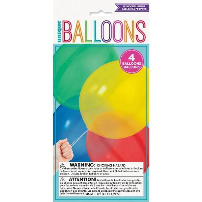 Ballons À Frapper,4CT Couleur assortie