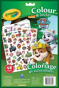 Paw Patrol Colour & Sticker Book