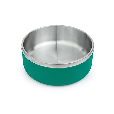 One Paw, Grand bol double en acier inoxydable pour chien, 2.1L