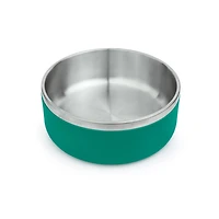 One Paw, Grand bol double en acier inoxydable pour chien, 2.1L