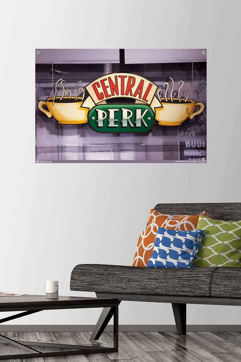 Friends - Central Perk Wall Poster, 22.375" x 34"