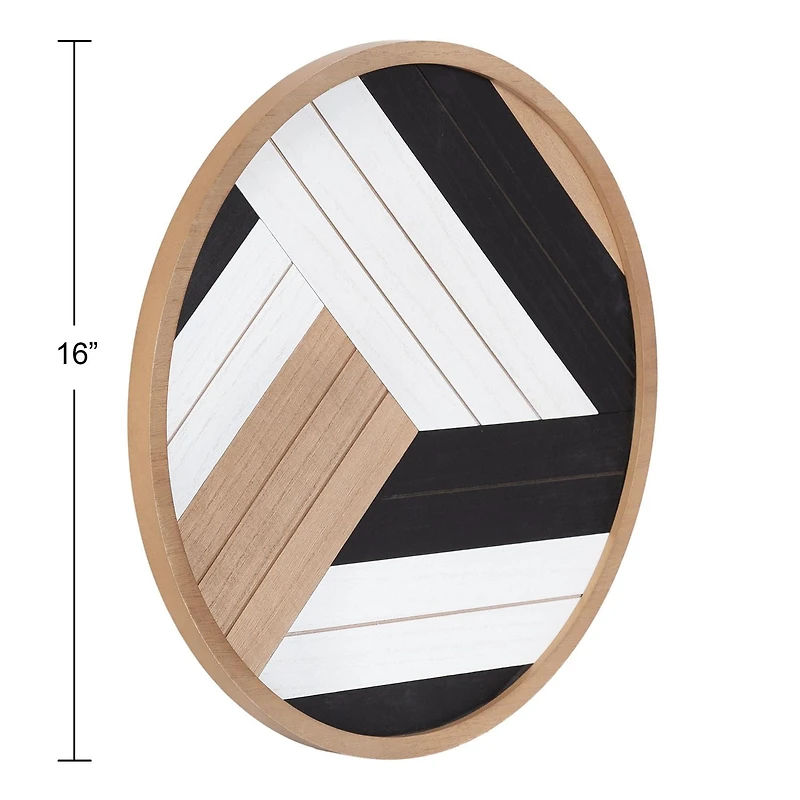 Plaque encadrée ronde Ballez hometrends