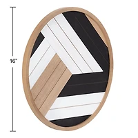 Plaque encadrée ronde Ballez hometrends