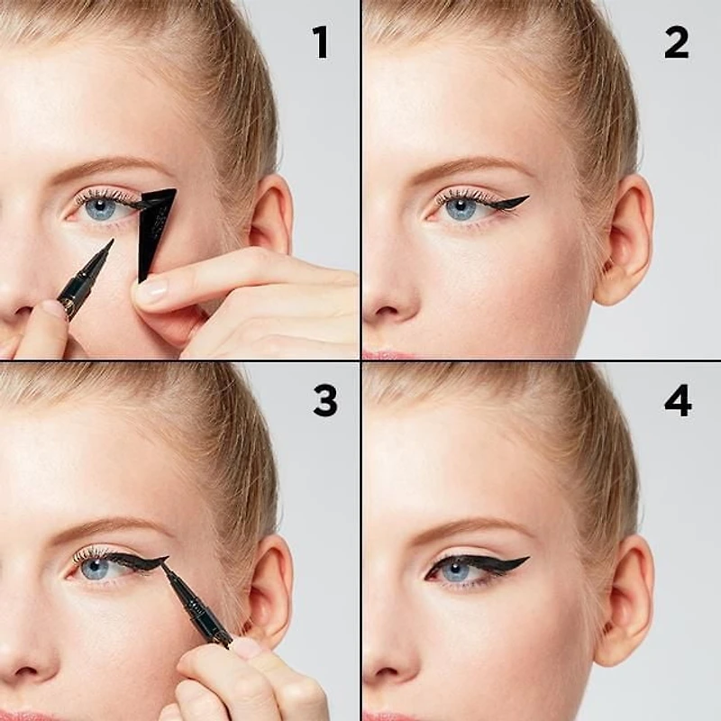 L'Oréal Paris, Liquid Eye Liner Flash Cat Eye, Waterproof, Black, 0.6 GR, 0.6 GR