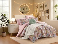 Mainstays DQ Bold Floral Comforter Set, 3-Piece, Multi