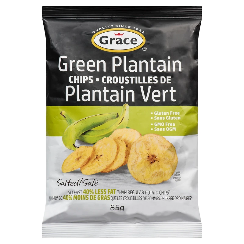 Grace Kennedy Salted Plaintain Chips, 85 g