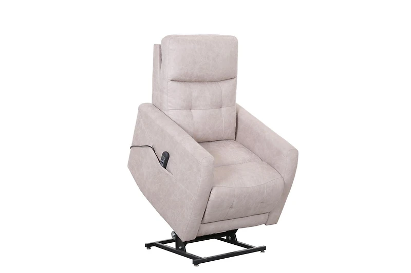 Topline Home Furnishings Power Lift Recliner with Adjustable Headrest