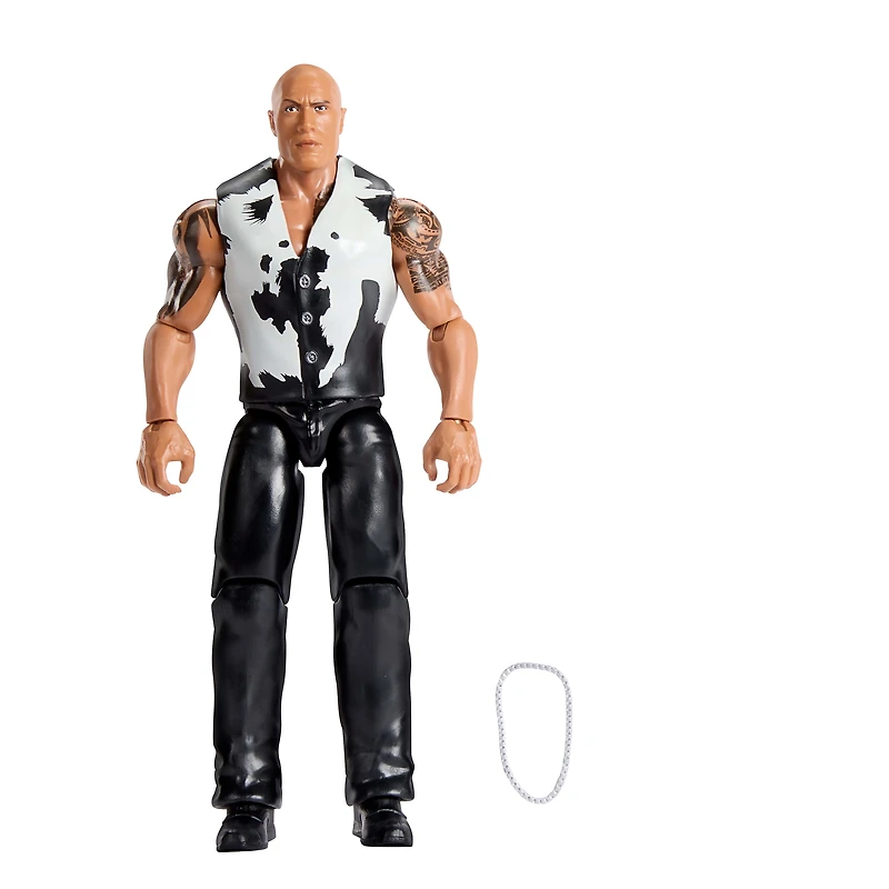 WWE-Figurine articulée The Rock-Main Event Series156 et taille 15cm