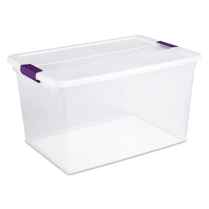 Sterilite Boîte « ClearView MC » 62L avec Loquet