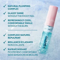 Clean Fresh Yummy Gloss, Plumper Gloss, Shiny Gloss, Vegan Formula, Volumizing Lip Plumper, Easy to Apply, Minty Flavor, Volumizing lip plumper